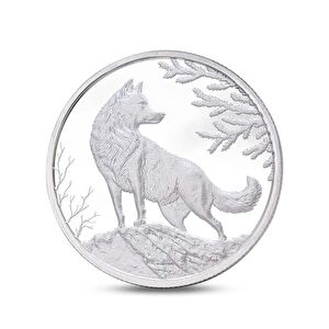 AgaKulche Wolf Silver Coin
