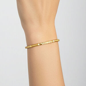 AgaKulche Good News Crystal 10 gr 22 Carat Bracelet Gold with 90 Days Futur