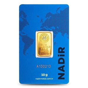 AgaKulche 10 gr 995 24 Ayar Nadir Külçe Altın