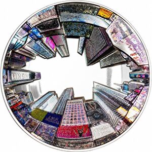 AgaKulche New York 360 Görünümü Gümüş Sikke Coin