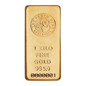 AgaKulche Perth Mint 1 kg 24 ayar 995  Külçe Altın