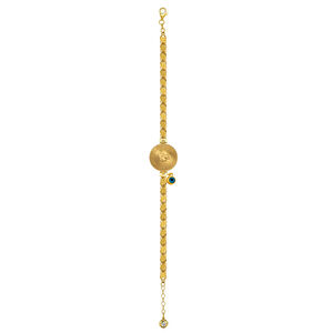 AgaKulche Sequin Quarter Gold Bracelet