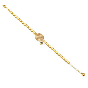 AgaKulche Sequin Quarter Gold Bracelet