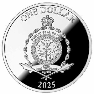 AgaKulche Renkli Yılan Gümüş Sikke Coin