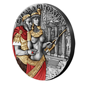 AgaKulche Caesar and Cleopatra Silver Coin