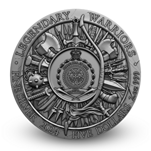 AgaKulche Spartacus Warrior Gold Plated Silver Coin