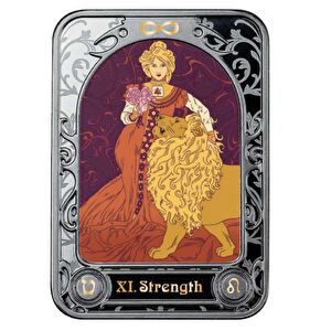 AgaKulche Strength Tarot 2021 28.28 gr Gümüş Sikke Coin
