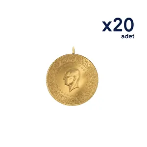 AgaKulche New 20 Pieces Quarter 45 Days Future Delivery Gold