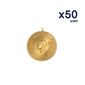 AgaKulche Yeni 50 Adet &Ccedil;eyrek Altın