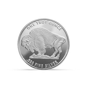 AgaKulche American Buffalo 1 Ons Gümüş Sikke Coin