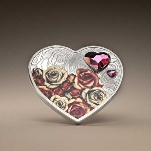 Brilliant Love Roses 2024 20 Gram Silver Coin (999.9)