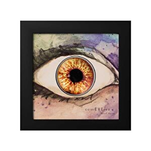 Colored Eyezed Hazel Brown 1 Ounce 31.10 Gram Silver Coin (999)
