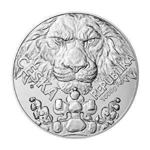 AgaKulche Czech Lion 2023 1 kg Gümüş Sikke Coin