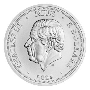 Eagle 2024 1 Ounce 31.10 Gram Silver Coin (999)