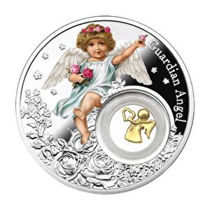 AgaKulche Guardian Angel 2024 28.28 gr 925 Gümüş Sikke Coin