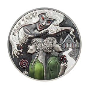 AgaKulche Hansel And Gretel Fear Tales 2021 2 Ons Gümüş Sikke Coin