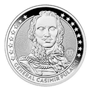 Kazimierz Pulaski Talar 2024 1 Ons Gümüş Sikke Coin