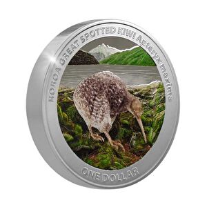 AgaKulche Kiwi Colored 2024 1 Ons Gümüş Sikke Coin
