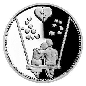 AgaKulche Medal Together Forever Proof 10 gr Gümüş Sikke Coin