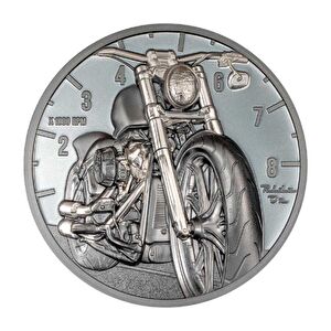 AgaKulche Motorbike Ride On 2024 2 Ons Gümüş Sikke Coin