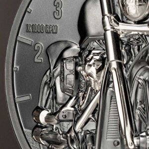 Motorbike Ride On 2024 2 Ounce 62.20 Gram Silver Coin (999.9)