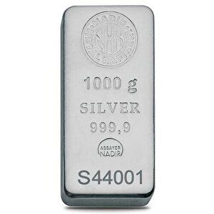 AgaKulche Nadir 1000 gr Külçe Gümüş