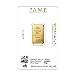 AgaKulche Pamp Suisse 10 gr 999.9 24 Ayar Külçe Altın