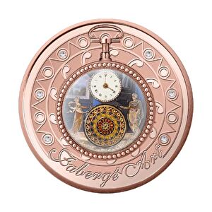 AgaKulche Pocket Clock 2023 1 Ons Gümüş Sikke Coin
