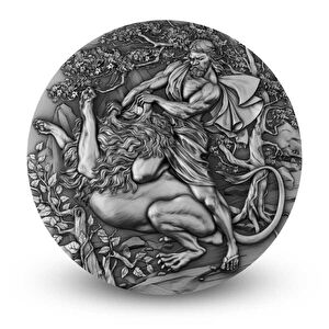 AgaKulche Samson 2 Ons Gümüş Sikke Coin