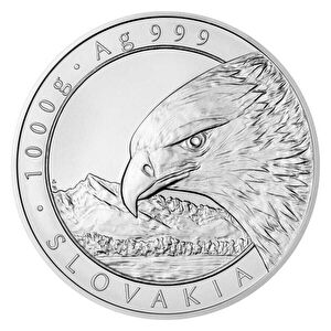 AgaKulche Eagle 2022 1 kg 999.0 Gümüş Sikke Coin