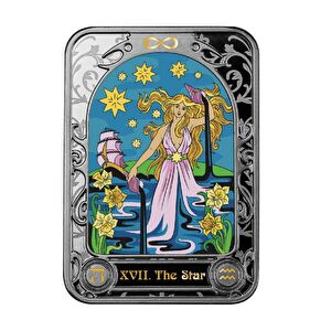 AgaKulche Star Tarot 2023 28.28 gr Gümüş Sikke Coin
