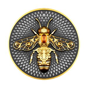 AgaKulche The Bee Case 2023 2 Ons Gümüş Sikke Coin