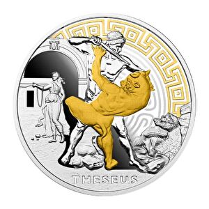 AgaKulche Theseus 2024 1 Ons Gümüş Sikke Coin