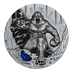 AgaKulche Yeti 2022 2 Ons Gümüş Sikke Coin