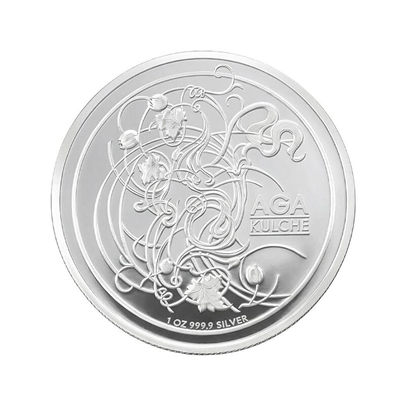 AgaKulche Kaplan Gümüş Sikke Coin