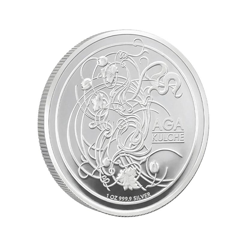 AgaKulche Kaplan Gümüş Sikke Coin