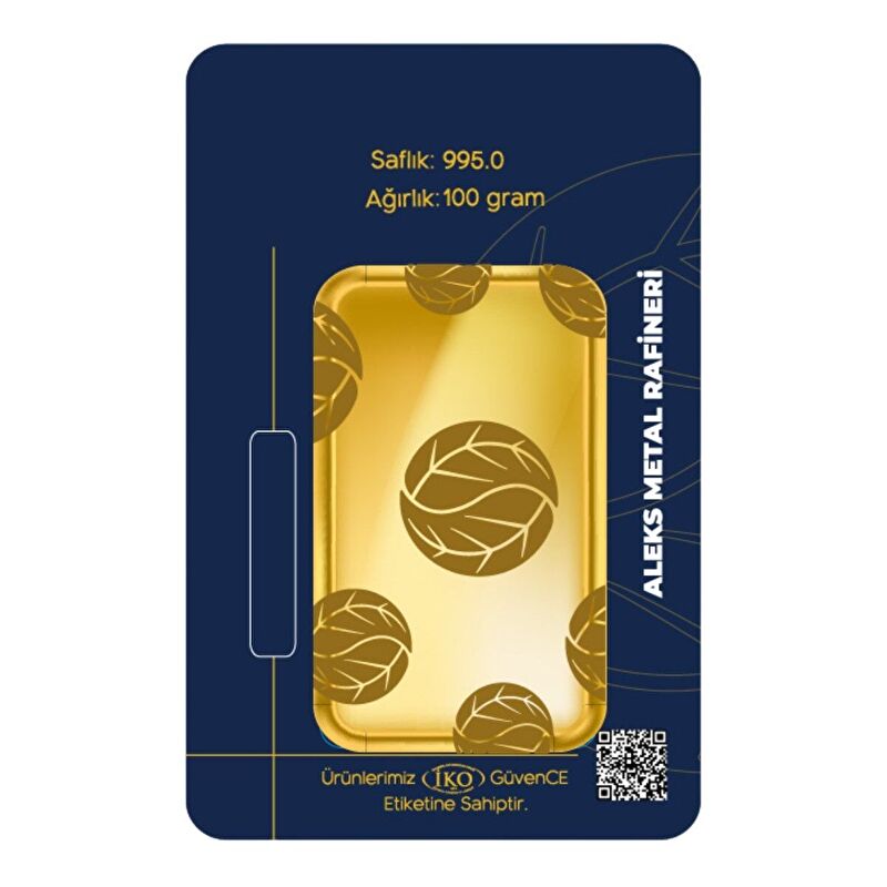 AgaKulche 100 gr 24 Ayar AMR Külçe 15 Gün Gelecek Teslimatlı Altın