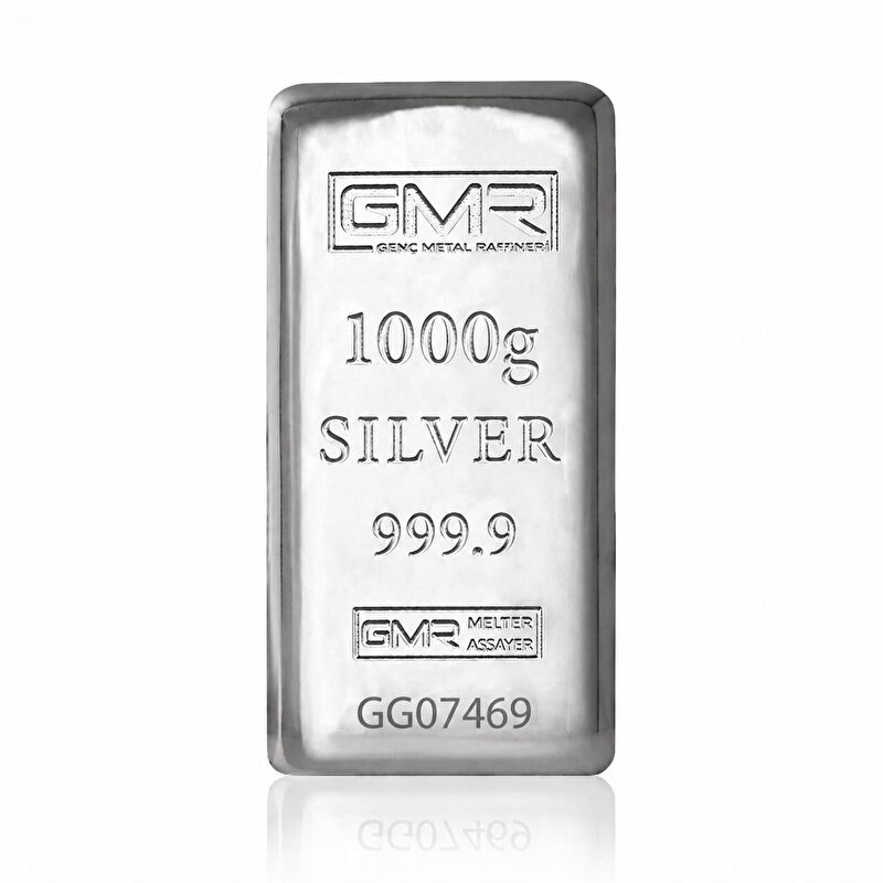 AgaKulche 1000 Gram 999.9 Carat GMR Silver Bar with 15 Days Delivery