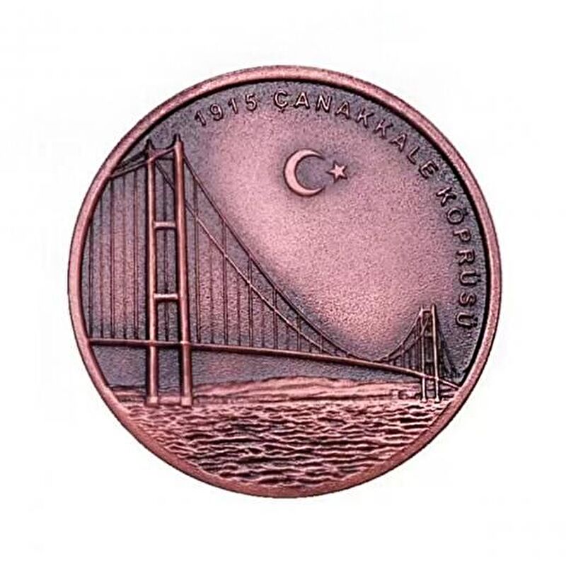 AgaKulche 1915 Çanakkale Bridge Bronze Coin