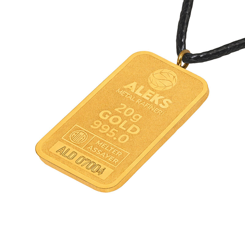 AgaKulche 20 gr 24 Carat Black Thread AMR Gold Necklace