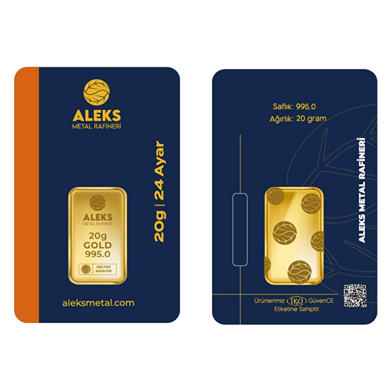 AgaKulche 20 gr 995 24 Ayar AMR Külçe Altın