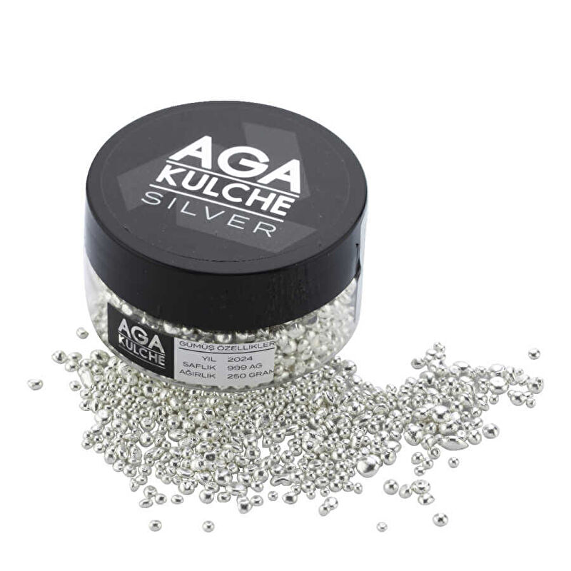 AgaKulche 250 gr 999.0 Granül Gümüş