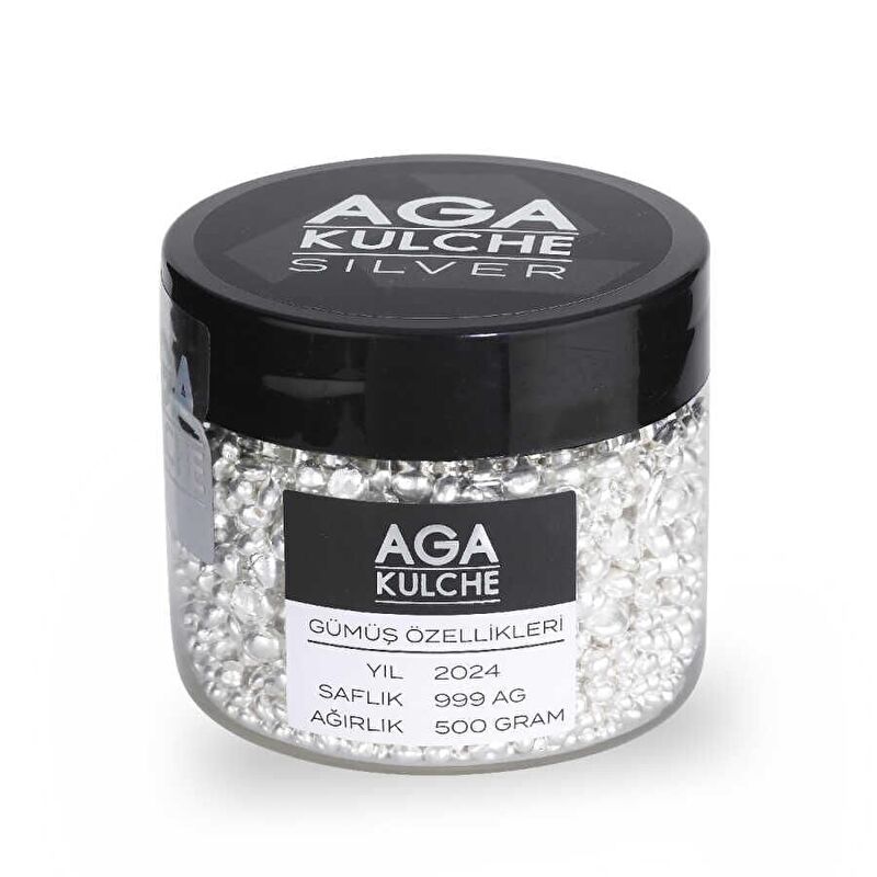 AgaKulche 500 gr Granulated Silver with 30 Days Delivery