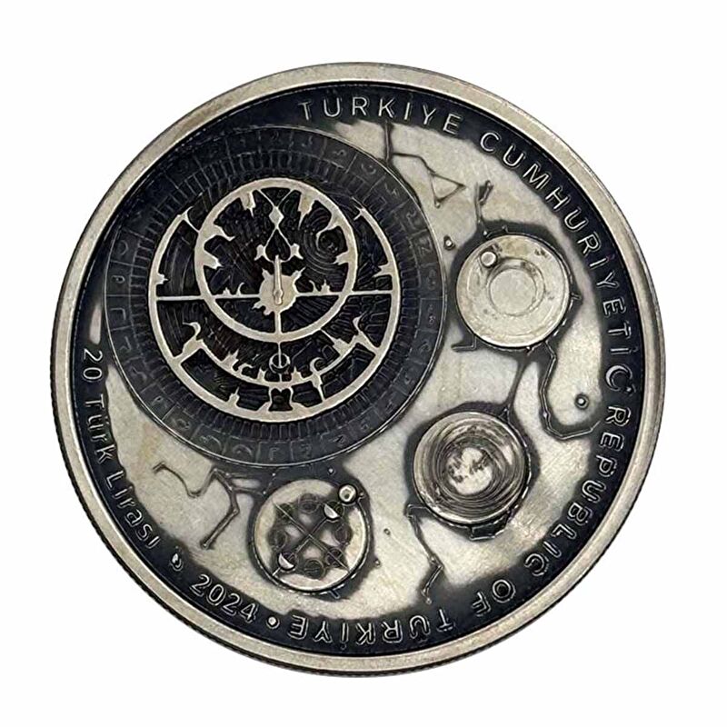 AgaKulche Ali Kuscu Oxidized Silver Coin
