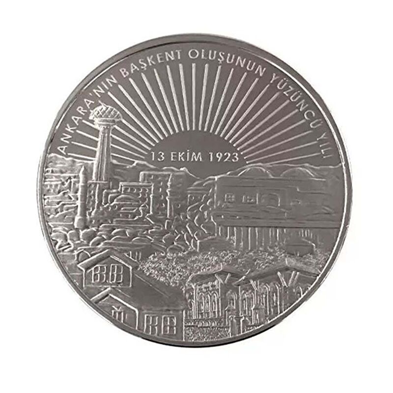 AgaKulche Ankara&lsquo;s Centennial Anniversary as Capital City Silver Coin