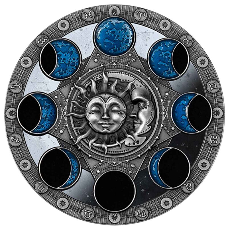 AgaKulche Lunar Calendar Silver Coin