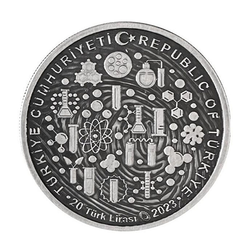 AgaKulche Aziz Sancar Silver Coin
