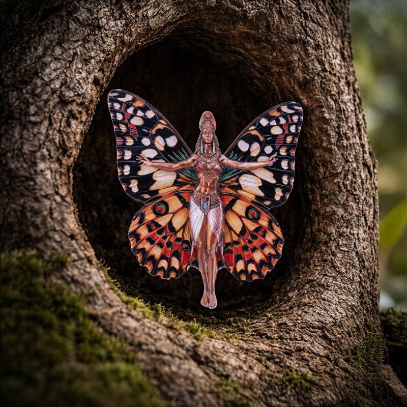 AgaKulche Butterfly Woman 2024 Silver Coin