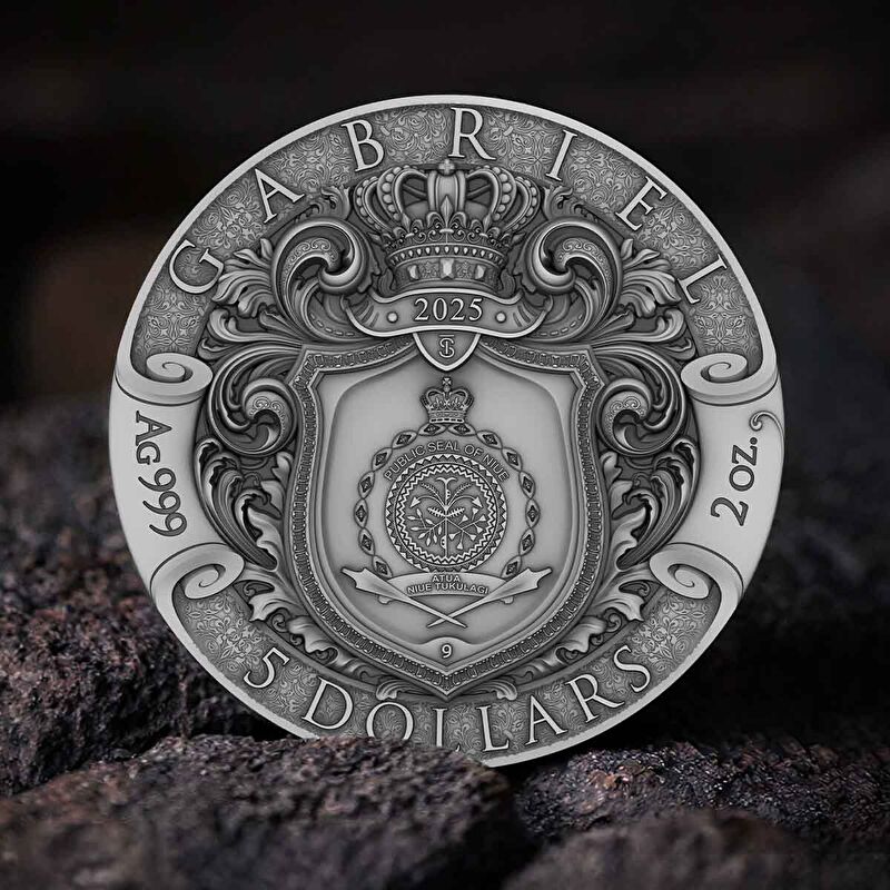 AgaKulche Gabriel Angel Silver Coin