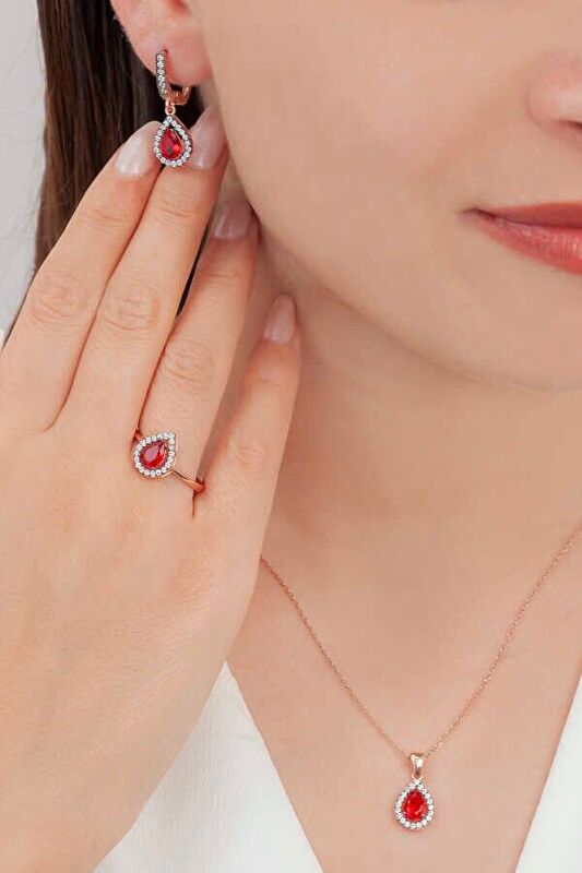AgaKulche Drop Model Set Diamond Mounting S4-EK (925)